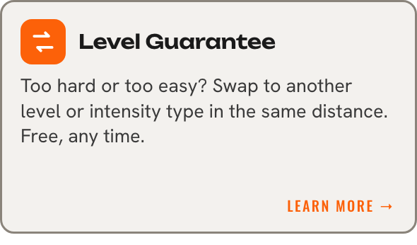 Level Guarantee, swap levels free